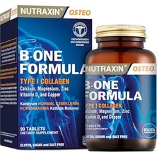 Larskas Nutraxin Bone Formula Calcium Magnesium + Collagen – 90 Tablet: Tip I Kolajen, Kalsiyum, D Vitamini, Magnezyum, Çinko & Bakır Içeren Takviye