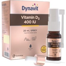 Larskas Dynavit Vitamin D3 400 Iu (25MCG) 20 ml Sprey - Bağışıklık & Kas & Kemik - D3 Vitamini