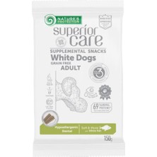 Larskas Nature's Protection Hipoalerjenik Dental Balıklı Beyaz Tüylü Köpek Ödül Sı 150GR