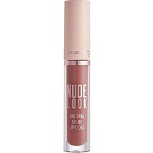 Larskas Nude Look Natural Shine Lipgloss No: 04 Peachy Nude - Doğal Parlak Dudak Parlatıcısı