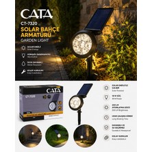 Cata CT-7320 Solar Bahçe Armatürü 18W 200 Lm Gün Işığı LED