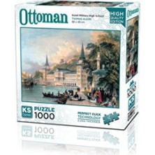 Empressco Kuleli Askeri Lisesi 1000 Parça Puzzle, Detaylı ve Eğlenceli Yapım Seti