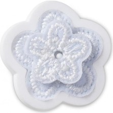 Crocs 10014701-1 Elegant Whıte Floral 2 Jıbbıts Toka
