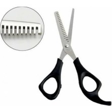 AyrStore Buğz Berber Kuaför Ara Makası 6 cm Paslanmaz Çelik Plastik Saplı Makas