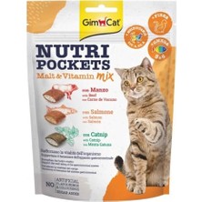 Larskas Nutripockets Kedi Ödülü Malt&multivitamin, 150 gr