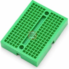 Meon Robotik Otomasyon Mini Breadboard 170 Pin Yapışkan Tabanlı Prototipleme Kartı (Yeşil)