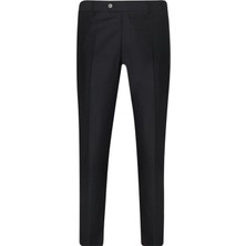 Süvari Siyah Erkek Kumaş Pantolon Modern Fit %65 Polyester %35 Viskon Kalıp