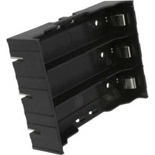 SANEC 18650 Lityum-Iyon Piller Için Üçlü Pil Yuvası - Pcb Tip