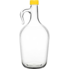 Larskas Paşabahçe Galon Şişe 1.5 Litre Plastik Kapak, Sarı 2003C Yeşil 2307C