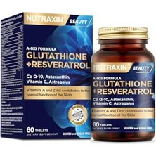 Larskas Nutraxin Plus A-Oxi Formula Glutathione + Astaxanthin 60 Tablet Takviye Edici Gıda