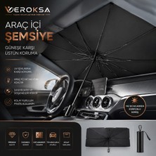 Veroksa Araç Içi Şemsiye Şeklinde Premium Kalite Güneşlik