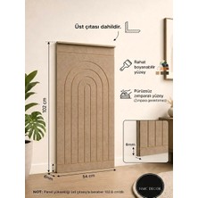 HMC Decor Dekoratif Boyanabilir 6mm Ham Mdf Duvar Paneli Model 5