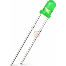 Meon Robotik Otomasyon 3mm Yeşil LED Diyot – 1000 Adet Paket