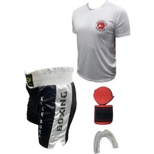 Empressco Kick Boks Seti: Şort, Tişört, Bandaj ve Dişlik, Spor Malzemeleri