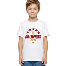 Puma Erkek Beyaz Puma Gsk Winners Tee Jr Beyaz Unisex T-Shirt & Polo