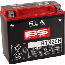 Bs Battery BTX20H Sla Motosiklet Aküsü