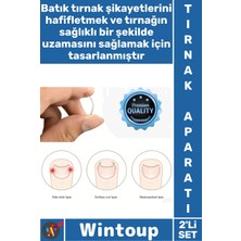 Wintoup #tırnakaparatı Pedikür Bakım Düzeltici Sağlıklı Konforlu Ayak Tırnak Batmasını Önleyen Metal Aparat
