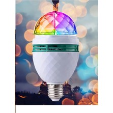 Empressco Renkli Hareketli 360° Dönen Disko Topu, Eğlence ve Atmosferi Geliştirir