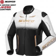 Scoyco JK290 -4 Mevsim Deri Mont