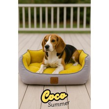Empressco Yazlık Yumuşak Kedi ve Köpek Yatağı, Kaydırmaz Taban, Yıkanabilir, Konforlu