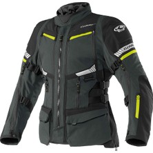 Clover Gts-5 Korumalı Motosiklet Montu Füme  Sarı