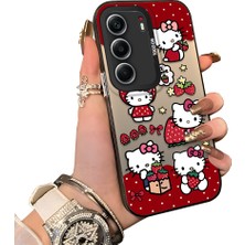 HONTINGA Tecno Camon 40 Pro 5g ile Uyumlu Kılıf Silikon Kenar Sert Arka Kamera Koruyucu Basitlik Anti Düşme Kamera Korumalı Kitty Desen Couple Telefon Kılıfı Kadın ve Erkek Için Uygundur K1-1601