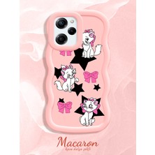 HONTINGA Poco X5 Pro 5g Uyumlu Kılıf Düşüme Önleyici Basitlik Anti Düşme Kamera Koruyucu Basit Pembe Yumuşak Silikon Couple Telefon Kılıfı Kedi Desen K9-0276