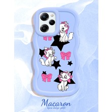 HONTINGA Poco X5 Pro 5g Uyumlu Kılıf Düşüme Önleyici Basitlik Anti Düşme Kamera Koruyucu Basit Mavi Yumuşak Silikon Couple Telefon Kılıfı Kedi Desen K9-0276