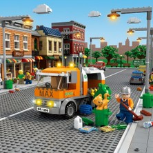 Mj Toys 167 Parça Çöp Kamyonu Şehir Yapı Oyuncak Blokları City Yapı Oyuncak Seti Eğitici Bricks LEGO Çöp Kamyonu