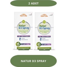 New Life Natur D3 Spray 1000IU 20 ml D3 Vitamini (2 Adet)