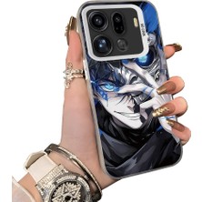 HONTINGA Oppo Find X9 Pro 5g ile Uyumlu Kılıf Silikon Kenar Sert Arka Kamera Koruyucu Basitlik Anti Düşme Kamera Korumalı Anime Desen Couple Telefon Kılıfı Kadın ve Erkek Için Uygundur K1-1529