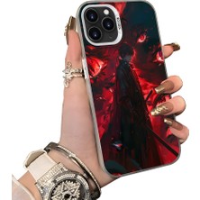 HONTINGA iPhone 11 Pro Max ile Uyumlu Kılıf Silikon Kenar Sert Arka Kamera Koruyucu Basitlik Anti Düşme Kamera Korumalı Anime Desen Couple Telefon Kılıfı Kadın ve Erkek Için Uygundur K1-1531