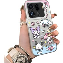 HONTINGA Oppo Find X9 Pro 5g ile Uyumlu Kılıf Silikon Kenar Sert Arka Kamera Koruyucu Basitlik Anti Düşme Kamera Korumalı Karikatür Desen Couple Telefon Kılıfı Kadın ve Erkek Için Uygundur K1-1603