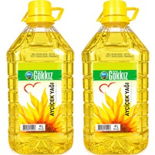 Gökkız Ayçiçek Yağı 4 Lt Pet 2 Li