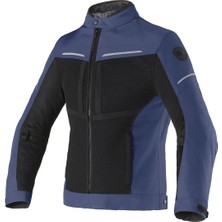 Clover Netstyle-3 Wp Korumalı Motosiklet Montu Siyah  Mavi