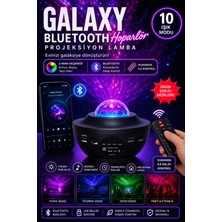 Empressco Renkli LED Işıklı Bluetooth Hoparlör ve Galaxy Projeksiyon Disko Topu