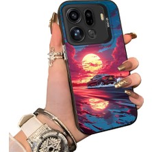 HONTINGA Oppo Find X9 Pro 5g ile Uyumlu Kılıf Silikon Kenar Sert Arka Kamera Koruyucu Basitlik Anti Düşme Kamera Korumalı Spor Araba Desen Couple Telefon Kılıfı Kadın ve Erkek Için Uygundur K1-1532