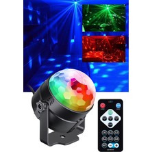 Empressco Renkli LED Işıklı Sese Duyarlı Disko Topu, Eğlenceyi Artırır