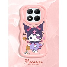 HONTINGA Xiaomi Redmi Note 14 Pro 4g Uyumlu Kılıf Düşüme Önleyici Basitlik Anti Düşme Kamera Koruyucu Basit Pembe Yumuşak Silikon Couple Telefon Kılıfı Kuromi Desen K9-0303