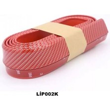 Viteksa Kırmızı Samurai Araba Oto Ön Tampon Koruyucu Ez Lip Kauçuk Pratik Tampon