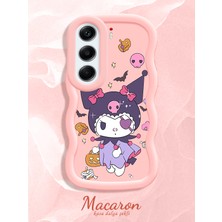 HONTINGA Tecno Camon 40 Pro 5g Uyumlu Kılıf Düşüme Önleyici Basitlik Anti Düşme Kamera Koruyucu Basit Pembe Yumuşak Silikon Couple Telefon Kılıfı Kuromi Desen K9-0303