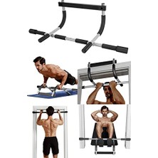 MarkEntegra Telvesse Kapı Barfiksi Çok Fonksiyonlu Mekik Şınanan Barfix Aleti Deri Çubuğu Chin Up Pull Up Deri, Telvesse