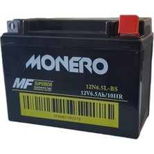 MarkEntegra 12N6.5L-BS 6.5AMPER Motosiklet Aküsü Ebatlar: 138 * 65 * 100 mm