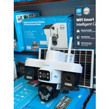 Okam OK-301 4g Aov 7/24 Kayıt – 3 Lens Solar Güvenlik Kamerası