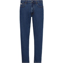 Calvin Klein Erkek Mavi Calvin Klein Classıc Taper Pacıfı, E5D, 30, 30 Mavi Erkek Kot Pantolon