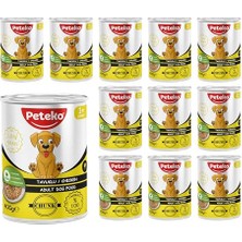 MarkEntegra Yetişkin Köpek Tavuklu ve Jöleli Konserve  400 gr x 12 Adet