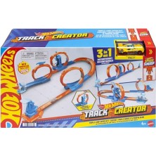 MarkEntegra Hot Wheels Track Creator Triple Loop Kit, JDW39