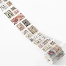 MarkEntegra Postmark Vintage Temalı Rulo Sticker