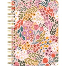 MarkEntegra Le Color Süresiz Planlayıcı Spiralli Ajanda Defter Botanical 17X24 cm