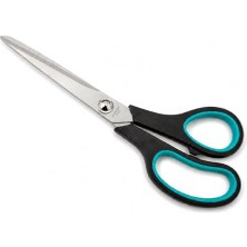 MarkEntegra Orret Home Paslanmaz Çelik Makas 23.5 Cm, Ergonomik Kaymaz Saplı Ev Tipi Çok Amaçlı Makas, Kumaş Makası, Mutfak Makası, Kağıt Kesme Makası, Dikiş, Hobi, El Işi, Ofis ve Günlük Kullanım Için Makas